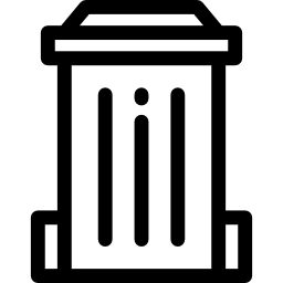 secchio della spazzature icona