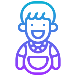 Baby bib icon