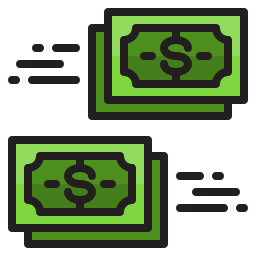 Money transfer icon