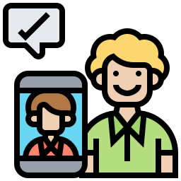 Facial recognition icon