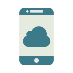 archiviazione cloud icona