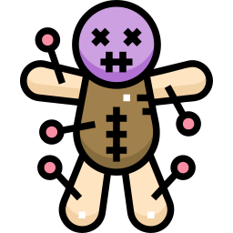 Voodoo doll icon