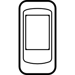 variante del contorno del telefono cellulare icona