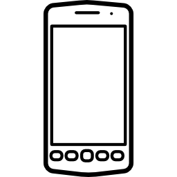 modelo popular de teléfono móvil blackberry torch icono
