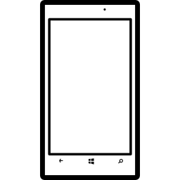 teléfono móvil del modelo popular nokia lumia 925 icono
