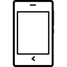 mobiele telefoon van populair model nokia asha 503 icoon