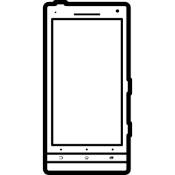 modelo popular de teléfono móvil sony xperia lt26 icono