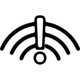 panneau de signalisation avec un symbole d'exclamation Icône