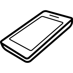 perspectiva del teléfono móvil icono