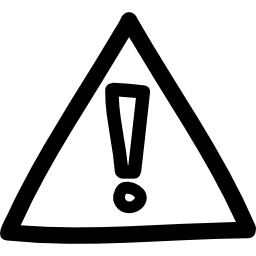 警告手描きサイン icon