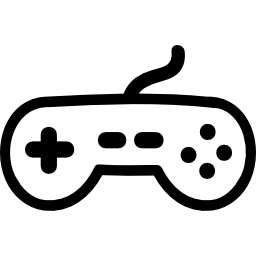 Game controller hand drawn tool icon