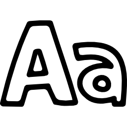 フォント手描きのシンボルのアウトライン icon