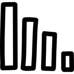 バーグラフィック手描きのアウトライン icon