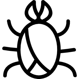 symbole dessiné à la main de bogue Icône
