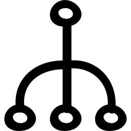 simbolo disegnato a mano del porto icona