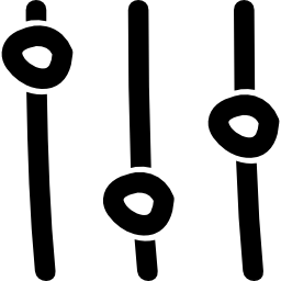 paramètres symbole dessiné à la main Icône