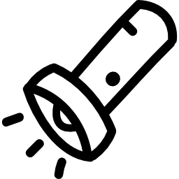 lanterna sul contorno dello strumento disegnato a mano icona