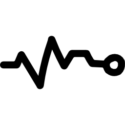 ライフラインの手描きのステータス ライン icon