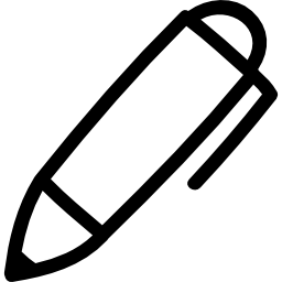 Pen hand drawn tool outline icon