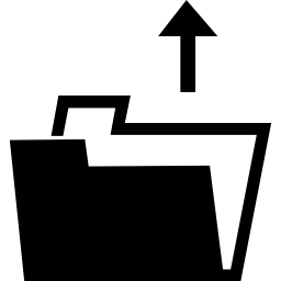 símbolo de interfaz de salida de datos icono