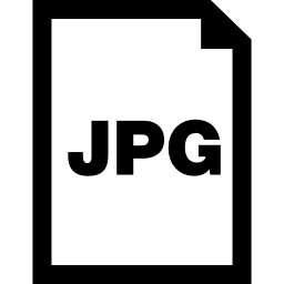símbolo de interfaz de documento jpg icono
