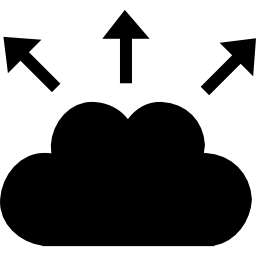 Cloud out icon