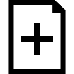 Добавить символ интерфейса документа иконка
