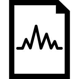 document van zakelijke grafiek icoon