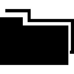 carpeta con símbolo de interfaz de datos icono