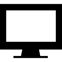 pantalla de un monitor icono