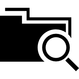symbol interfejsu wyszukiwania danych ikona