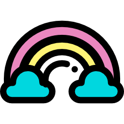 arco iris icono