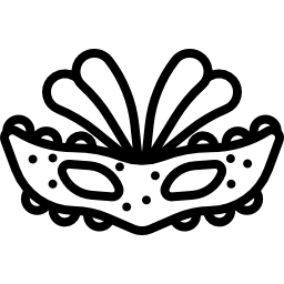 maschera per gli occhi icona