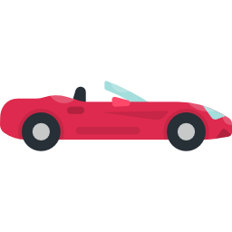 Sportive car icon