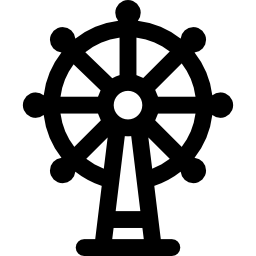 rueda de la fortuna icono