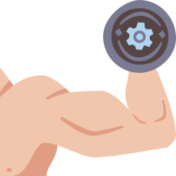 Biceps dumbbell icon