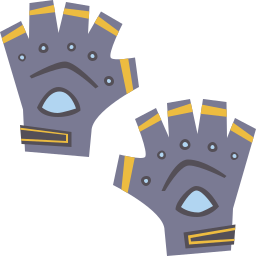 Training gloves icon