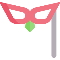 máscara de fiesta icono