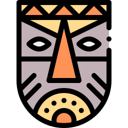 African mask icon