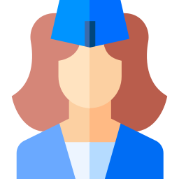 Air hostess icon