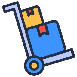 Logistics delivery icon