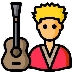 guitarra icono