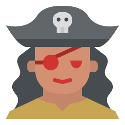 pirata icono