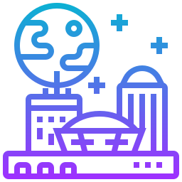 Space colony icon