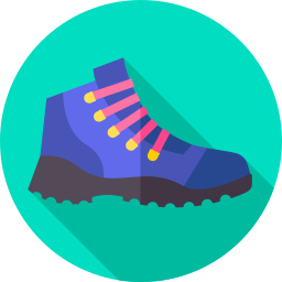 Hiking boots icon