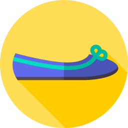 Ballerina flat icon