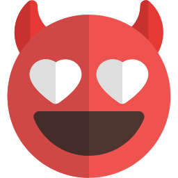 Heart eyes icon