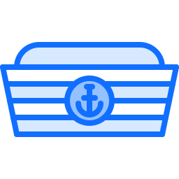 sombrero de marinero icono
