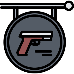 Gun shop icon