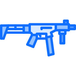 pistola ametralladora icono